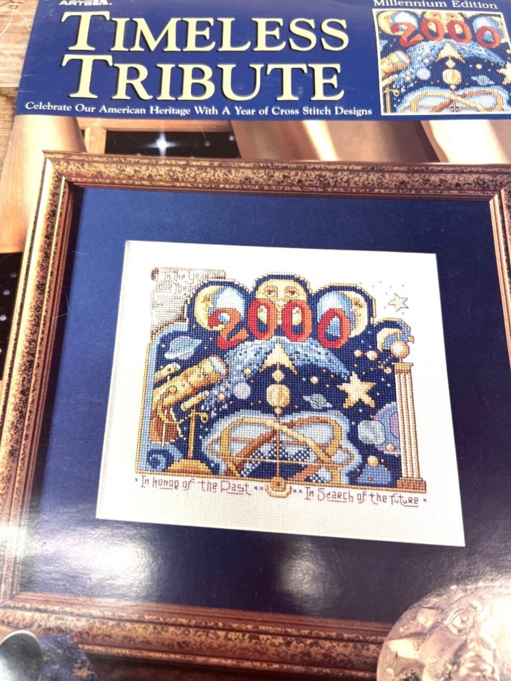 RARE Timeless Tribute Cross-Stitch Patterns Featuring Americana Nature Hymns
